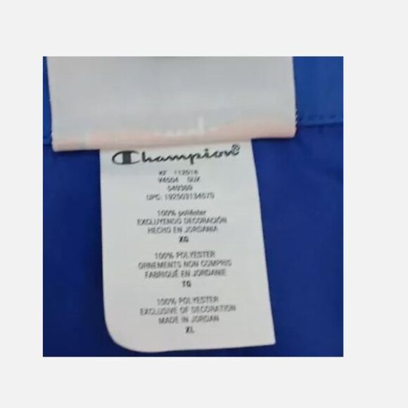 Champion Classic Coach Jacket Men's Size XL Waterproof Lightweight Blue New - Picture 12 of 13